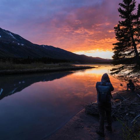 sunset photographer in alaska