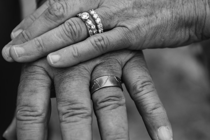 a close up of a hand